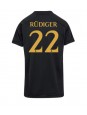 Billige Real Madrid Antonio Rudiger #22 Tredjedrakt Dame 2023-24 Kortermet